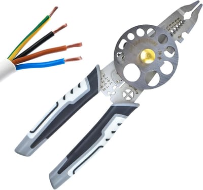 Elektrische Draadtrekker - Kabelstripper - Elektrisch Werk - Multifunctioneel Gereedschap - 0.8-2.0 mm - Grijs
