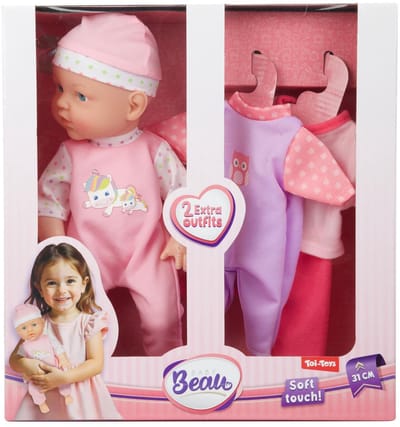 Toi-Toys babypop 31cm - Dress Up pop voor kinderen.