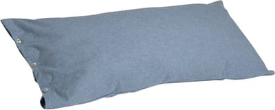 Yumeko kussensloop flanel light blauw 40x80 - Biologisch & ecologisch - 1 stuk