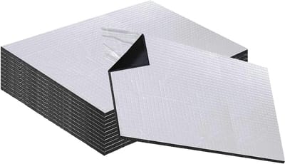 10x Geluidsisolatie Platen Zelfklevend voor Auto, Motor, Interieur - Waterdicht & Warmte-isolerend (400x250x5mm)
