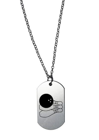 Akyol - bowlen ketting - Bowlen - sporters - inclusief kaart - sport cadeau - sporten - leuk kado voor je sporter om te geven -
