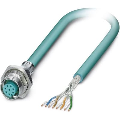 Phoenix Contact 1553365 Sensor/actuator inbouwconnector M12 Aantal polen (sensoren): 8 Bus, inbouw 0.50 m 1 stuk(s)