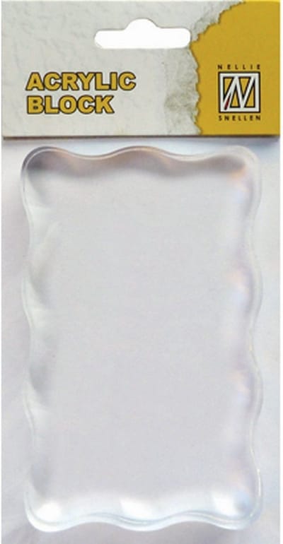 Nellie Snellen Acryl Stempelblok 50x80x8mm