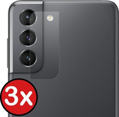 Camera Lens Protector - 3 Stuks - Geschikt voor Samsung Galaxy S21 Plus - Camera Screenprotector - Beschermglas - Gehard Glas - Tempered Glass - Screen Protector