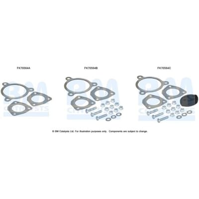 Montageset, uitlaatpijp BM CATALYSTS FK70564B