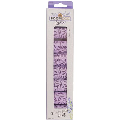 Duvoplus - Hondenpoepzakje - Hond - Poepzakjes Spice Lavendel 4x15st - 32x19cm Paars - 4st