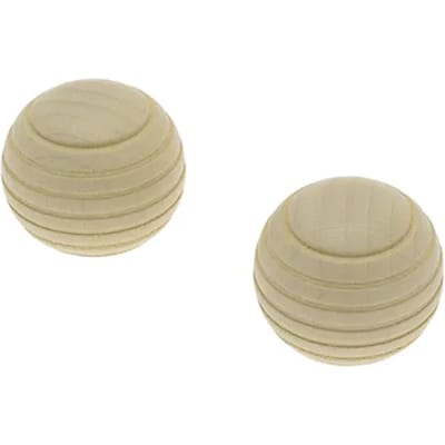 Decomode Eindknop Gordijnroede Bol Beuk 20mm 2st
