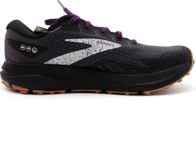 Brooks Divide 4 Gtx Hardloopschoenen - Zwart/Wit/Paars - Maat 38.5 - Vrouwen