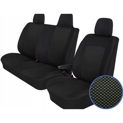 Premium Mat - Jumpy / Scudo / Expert 1994-2006 - Autostoelhoes - Maatwerk 2+1 - Jacquard - Tafeltoegang