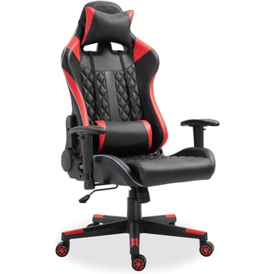 Stozy Gamestoel Abel Rood - Zwart