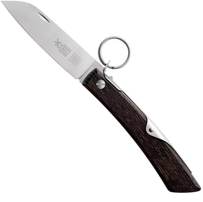 Robert Herder IBEX 80 – Zakmes – RVS Lemmet – Gerookt eiken handvat – Ratchet-Lock