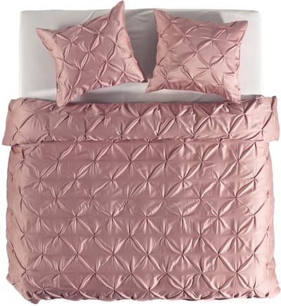 Yellow Nova Dekbedovertrek - Eenpersoons - 140x200-220 cm - Shady Pink