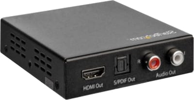 StarTech.com 4K HDMI Audio Extractor 4K 60Hz - HDR - Toslink Optical Audio - HDMI audio signal extractor