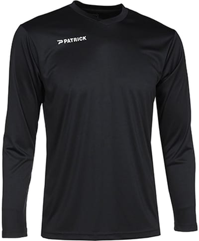 Patrick Pat105 Voetbalshirt Lange Mouw Heren - Zwart | Maat: XXL