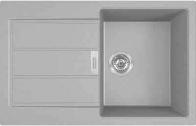 Franke Sirius 2.0 - Tectonite spoelbak S2D 611-78, 78x50 cm, grijs 143.0613.585