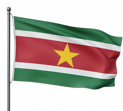 Trasal - vlag Suriname – surinaamse vlag 150x90cm