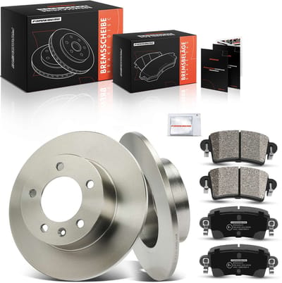 Frankberg 2x remschijven 4x remblokken achteras voor Nissan