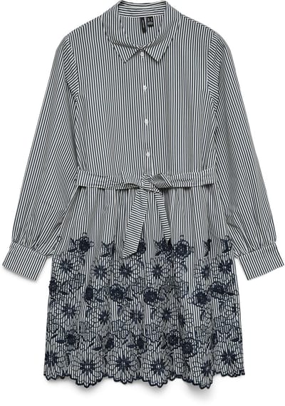 VERO MODA - VMMARY LS SHORT EMB DRESS WVN GA - Dames - Mini jurken