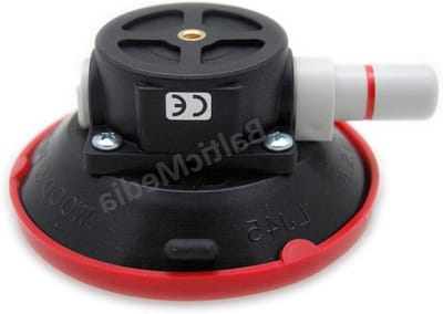 Vacuüm Zuignap - Handpomp Houder - Materiaal Verplaatsen - Schroefdraad Bevestiging - 11 cm Diameter - Zwart