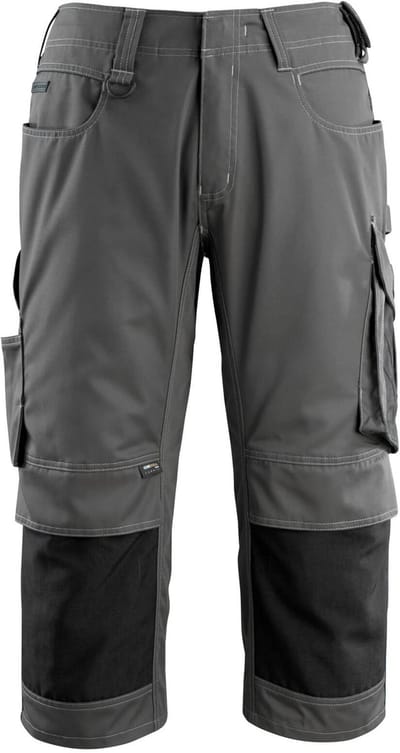 Mascot Unique Driekwart broek met kniezakken 14149-442 - donkerantraciet/zwart - C44