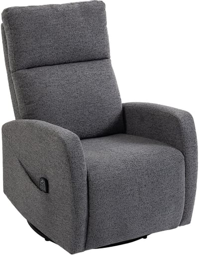 Relaxfauteuil - Relaxzetel - Massagestoel - Relaxstoel - Fauteuil - Stoel - Met armleuning - Voor één Persoon - Donkergrijs