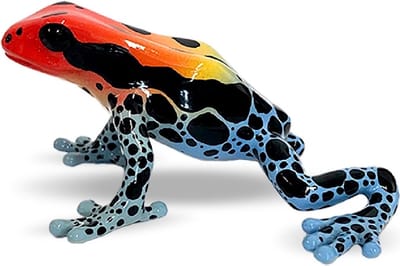 Bullyland 68521 – Speelfiguur en verzamelfiguur Pijlgifkikker Amazonica – ca. 4 cm – levensecht en detailrijk vormgegeven – ideaal als educatief speelfiguur en klein cadeautje voor kinderen vanaf 3 jaar.
