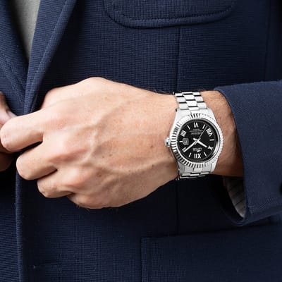 LOTUS MEN'S BLACK WATCH 19002/5
