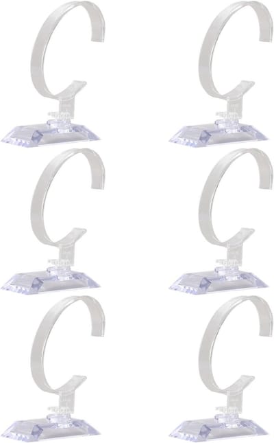 Sieraden Display - Horloge Houder - Winkel Presentatie - Stabiele Transparante PVC - 9.5 x 5.5 x 4 cm - Transparant