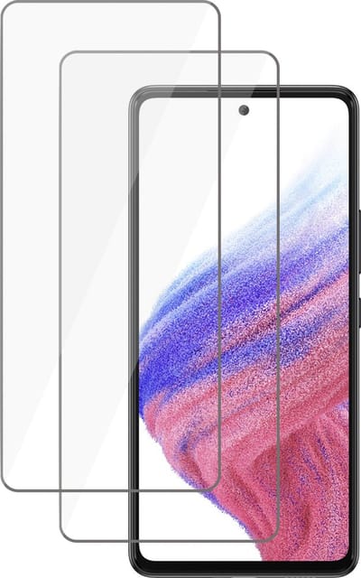 Screenprotector geschikt voor Samsung Galaxy A53 - Tempered Glass Screen Protector - 2 Stuks