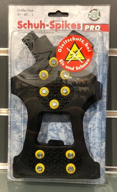 Antislip Sneeuwzolen Zel Schuh-Spikes Pro Non Slip Snow Grabbers Maat L  41-43