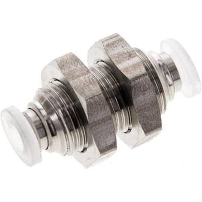 4mm RVS/PA Insteekfitting Schotdoorvoer EPDM/PTFE