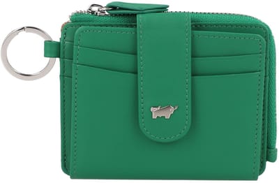 Braun Büffel Joy Creditcardhouder RFID-bescherming Leder 11 cm - 7 Sleuven - fern green
