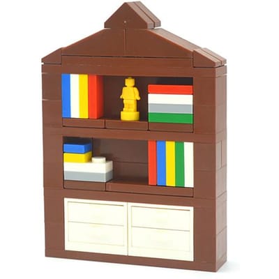 Moc City Boek Magische Boeken Model Boekenkast Meubels Serie Bed Bank Bouwstenen Set Stenen Educatief Leduo Speelgoed Voor Kind Stad