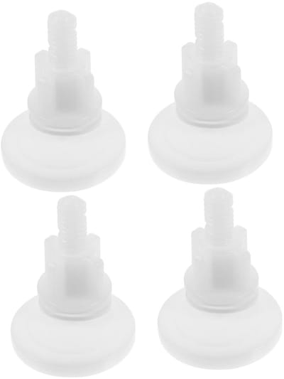 Toiletbril Montageschroeven - Toiletbevestiging Bouten - Toilet Reparatie - Universele Pasvorm - 3.9 cm - Wit
