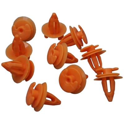 BCF5030 10 Pièces Clips de Panneau de Garniture de Porte Couleur Orange pour BMW et Ford 51411973500