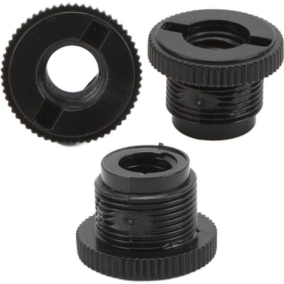 5 Pièces Adaptateur à Vis Plastique 3/8in Femelle vers 5/8in Mâle pour Supports Bras Perche Pieds de Microphone