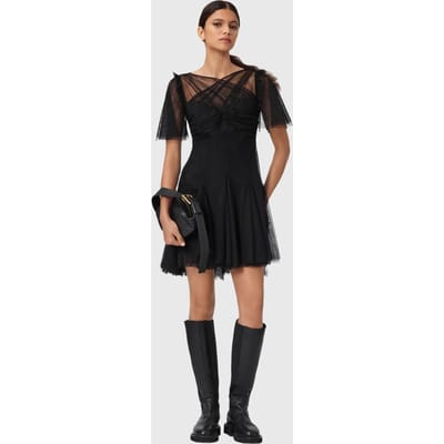 AllSaints Madi Dress Black Taglia: 8 | Abiti Mini Outlet | Donna | Nero