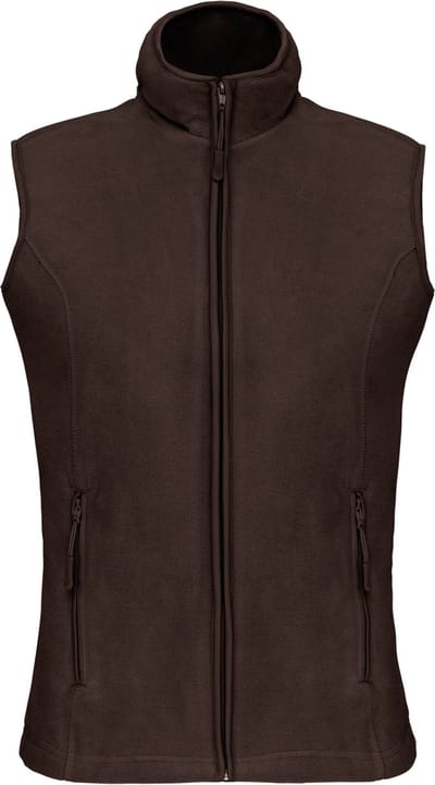 Kariban Bodywarmer van microfleece dames K906 - Chocolate - M