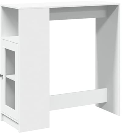Bartafel met rek - Hoge tafel - Opbergen en serveren - Glad vochtbestendig oppervlak