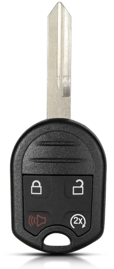 XEOD Autosleutelbehuizing - sleutelbehuizing auto - sleutel - Autosleutel / Geschikt voor: Ford 4 knops sleutel