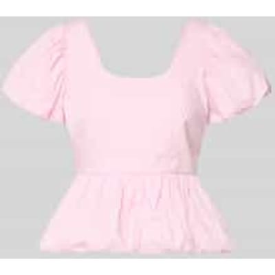 regular fit blouse met rimpelingen model 'Nille'