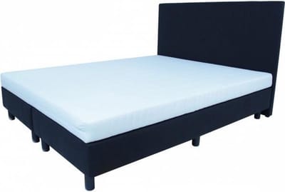 Goedkoop 2persoons Boxspring – Goedkoop Boxspring inclusief matras zwart 180x200