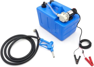 HBM Bärbar elektrisk Adblue pump med 50 liters tank - Bärbar Tank - Vätskedosering - Flöde: 17 L/min - Vikt: 12 kg - 12V / 10 A - 120 W - 57x38x45 cm