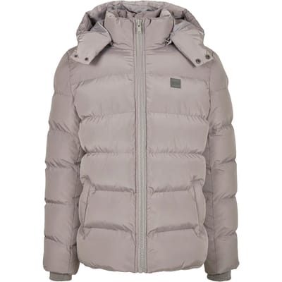 Urban Classics - Hooded Puffer winterjas - S - Groen