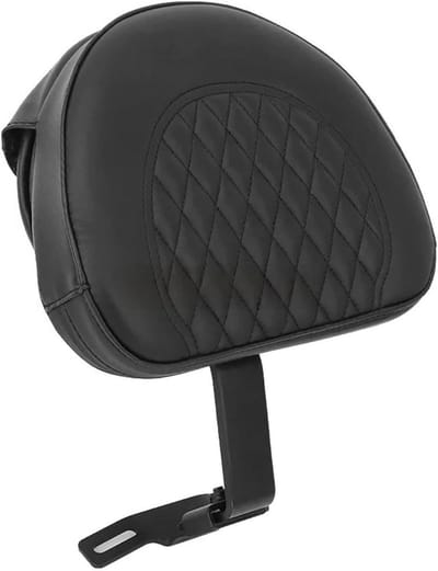 Motorfiets Rugleuning - Passagiers Zadel - Comfortabel Rijden - Verstelbaar Ontwerp - 1.24 kg - Zwart