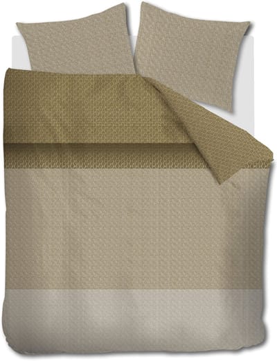 Beddinghouse Sanna dekbedovertrek - Lits-Jumeaux - 240 x 200/220 cm - Goud