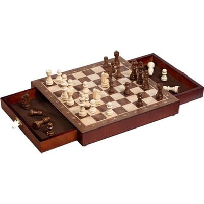 Schaakbord met Schuiven - Magnetisch