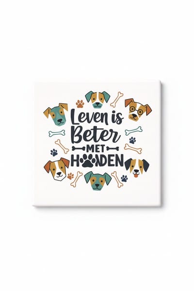 Tegel met Uniek Design | Ontwerp Jouw Eigen Tegel | Handgemaakt Cadeau voor Elk Interieur | Gepersonaliseerd op Aanvraag | Enkel of Grote Bestelling