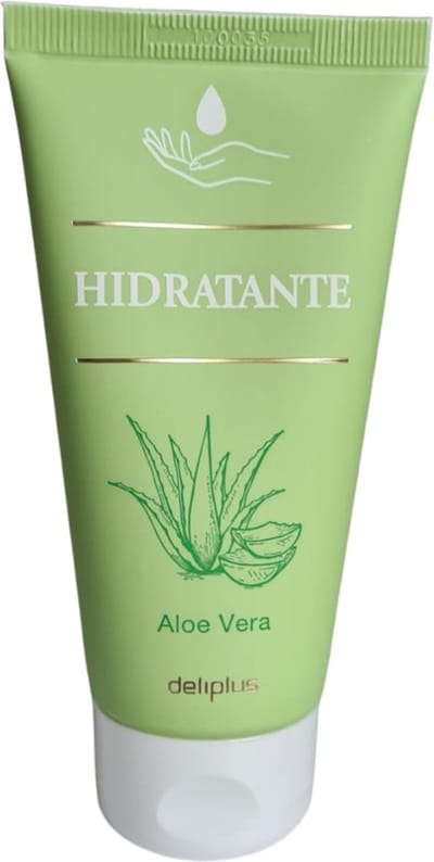 Deliplus | Cream de Manos Hidratante con Aloe Vera | Handcrème Met Aloe Vera | Hydraterend - Vochtinbrengend | Uit Spanje | 75ml