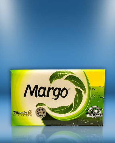 Margo Originele Neem Zeep 100g X 5 | Verrijkt met de Goedheid van 1000 Natuurlijke Neem Bladeren | Zeep voor een Heldere en Mooie Huid | Verrijkt met Vitamine E voor